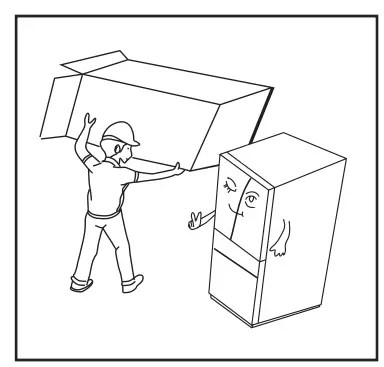 COSMO COS FDR225GHSS Refrigerator Efficient Fridge with 2 Drawer Bottom - Before