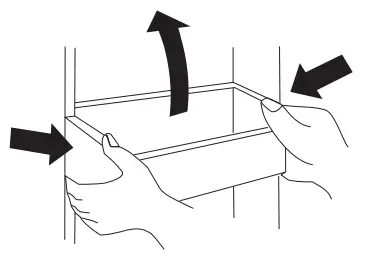 COSMO COS FDR225GHSS Refrigerator Efficient Fridge with 2 Drawer Bottom - Cleaning