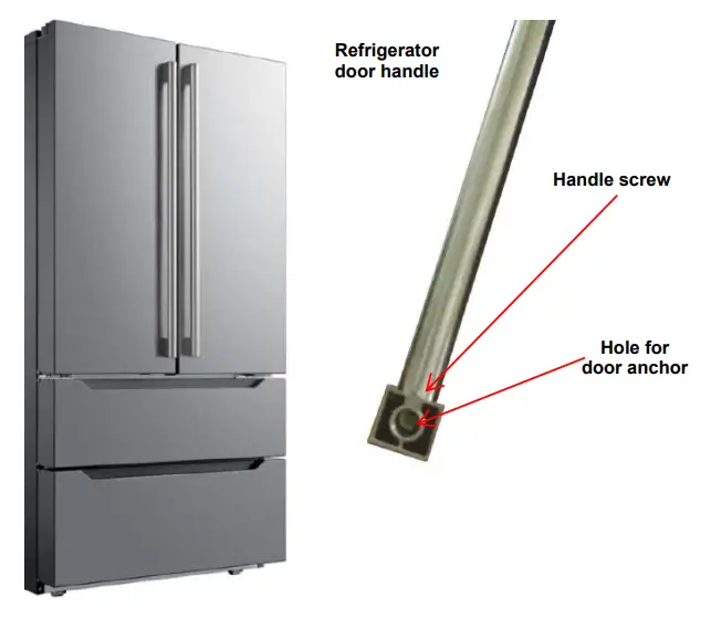 COSMO COS FDR225GHSS Refrigerator Efficient Fridge with 2 Drawer Bottom - REFRIGERATOR