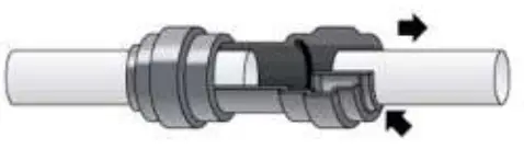 COSMO COS FDR225GHSS Refrigerator Efficient Fridge with 2 Drawer Bottom - disconnect