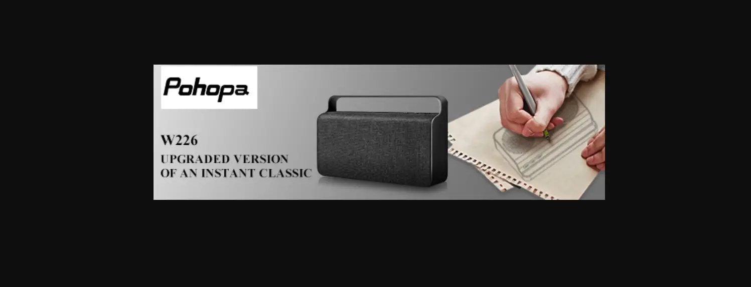 Pohopa W226 Wireless Tv Speaker User Guide