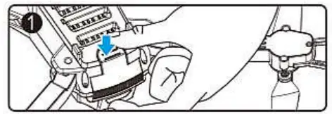 DRONEEYE 4D V4 Quadcopter Drone with 1080P Camera - charging 1