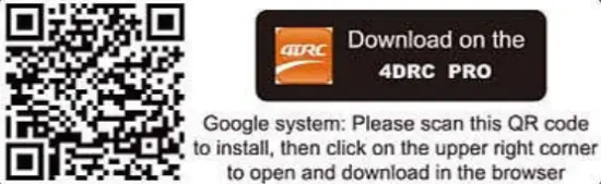 DRONEEYE 4D V4 Quadcopter Drone with 1080P Camera - qr code 1