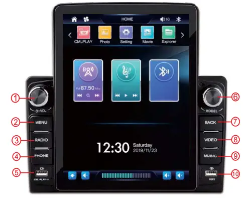 Hyojum C800 Car Bluetooth Radio Receiver - bluthooth