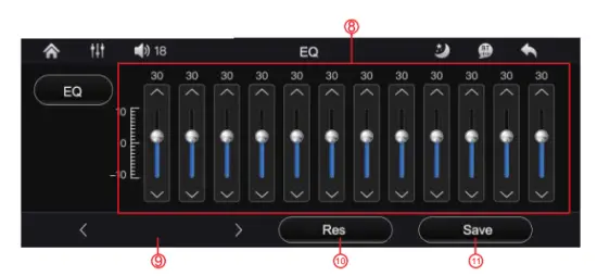 Hyojum C800 Car Bluetooth Radio Receiver - eq mode