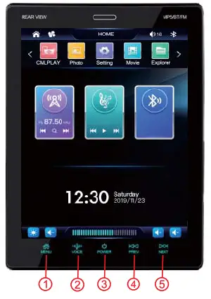 Hyojum C800 Car Bluetooth Radio Receiver - paly