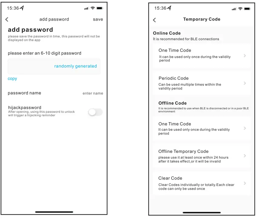 Smart Locks F20 Automatic Deadbolt Door Lock With Fingerprint - app 4