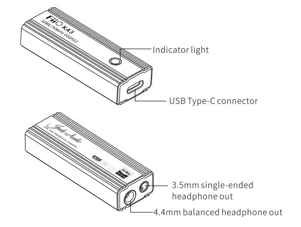 FiiO-KA3-Portable-DAC-Headphone- Amplifier-fig1