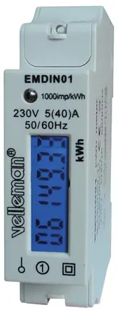 velleman-EMDIN01-Energy-Consumption-Meter