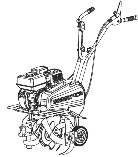 YARDMAX YT5565 Front Tine Tiller