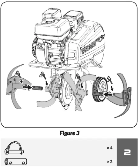 YARDMAX YT5565 Front Tine Tiller - fig 10