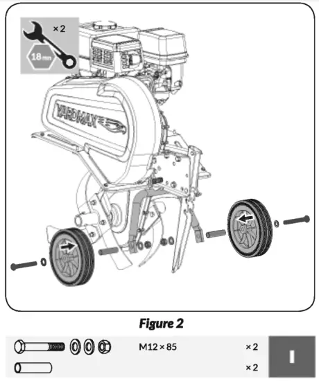 YARDMAX YT5565 Front Tine Tiller - fig 9