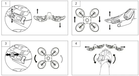 PROZIS HELIX Foldable Drone with Gesture Control - OPERATING INSTRUCTIONS