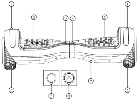HOVER-1 HY-MATRX Matrix Electric Hoverboard - PACKAGE