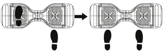 HOVER-1 HY-MATRX Matrix Electric Hoverboard - diagram
