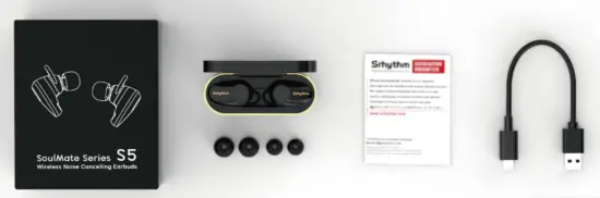 Srhythm True Wireless Stereo Earbuds SoulMate Series - Box