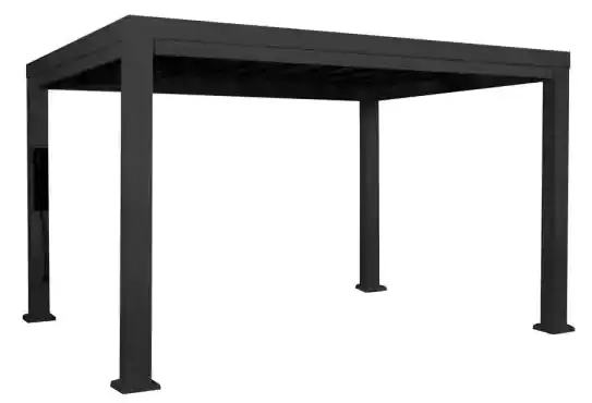 BacKYard-DISCOVE- Black-Steel-Modern-Pergola-with-Sail-Shade-Soft-Canopy-PRODUCT