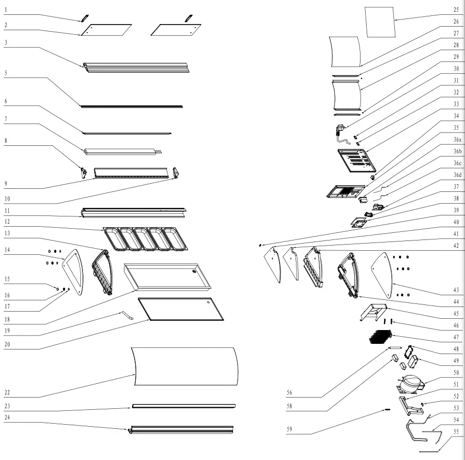 OMCAN 43116 Refrigerated Sushi Showcases - fig3