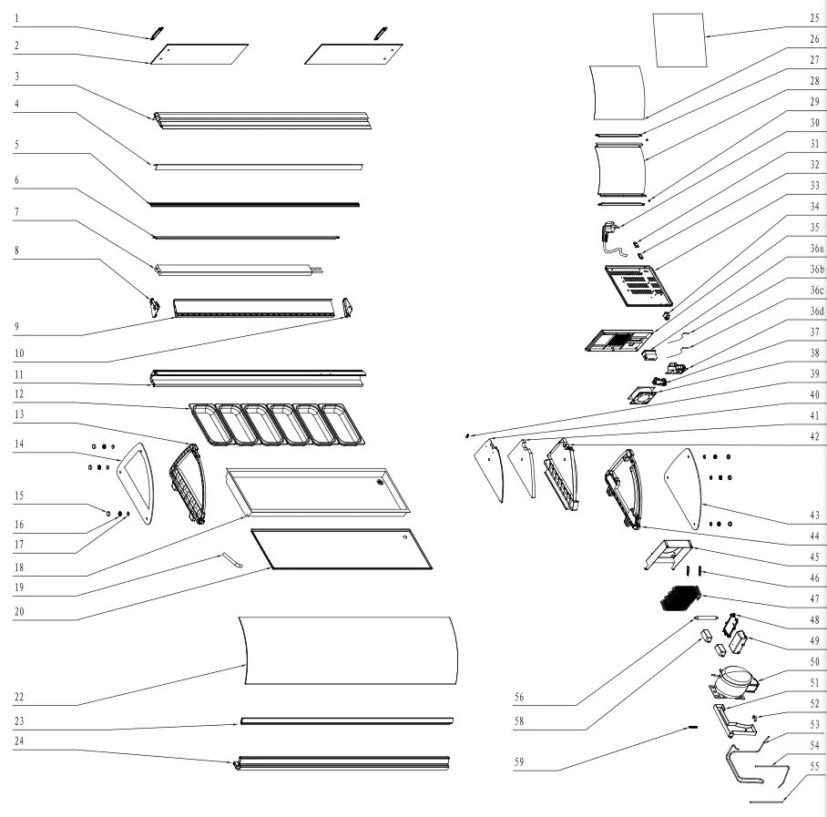 OMCAN 43116 Refrigerated Sushi Showcases - fig4