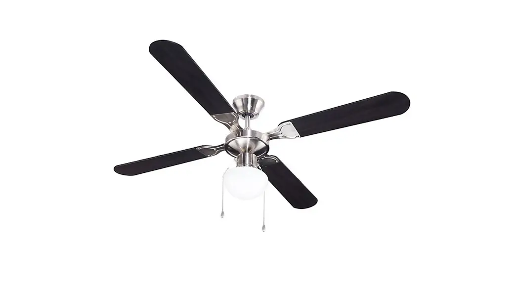 Colours 3663602760559 Hetti Modern Chrome Effect Ceiling Fan Light Instruction Manual