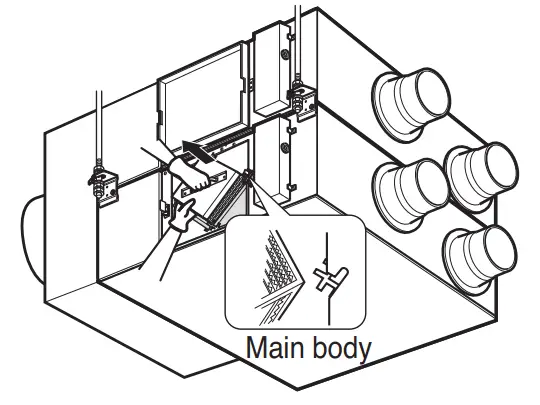 LG LZ H100GXH4 Air Conditioning Heat Recovery Ventilator With Humidifier - fig35