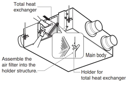 LG LZ H100GXH4 Air Conditioning Heat Recovery Ventilator With Humidifier - fig39