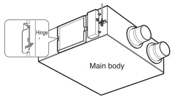LG LZ H100GXH4 Air Conditioning Heat Recovery Ventilator With Humidifier - fig41
