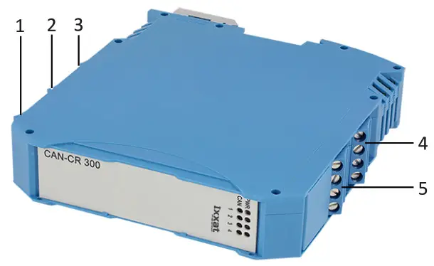 Ixxat CAN FD Repeater User-- Connectors