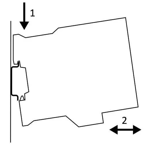 Ixxat CAN FD Repeater User-- Mounting the Device