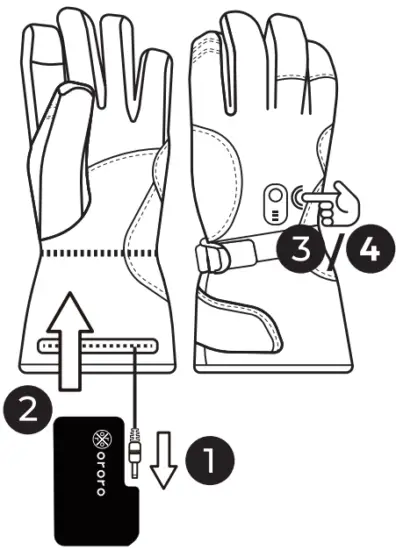 ororo CALGARY Heated Gloves - FIG 11