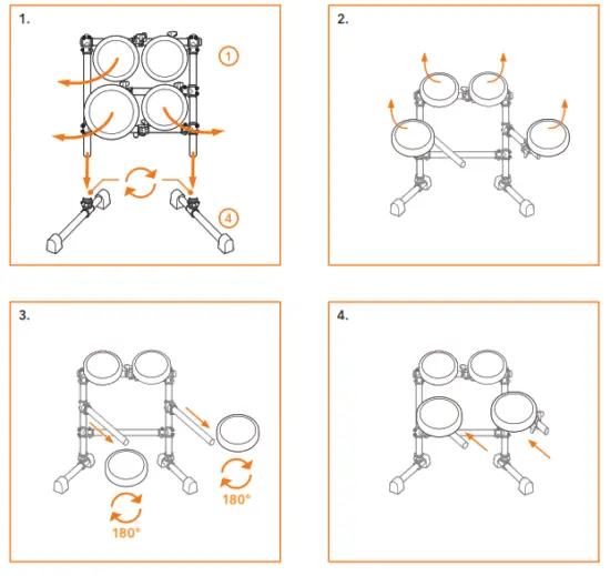 Gear4music DD200X Electronic Drum Kit - ATTACH