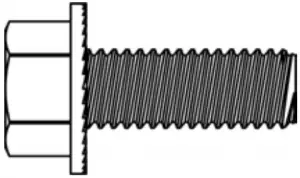 3 8-16NC X 1 Lg. FHCS Serrated