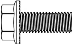 M10-1.50 x 25mm Lg. FHCS