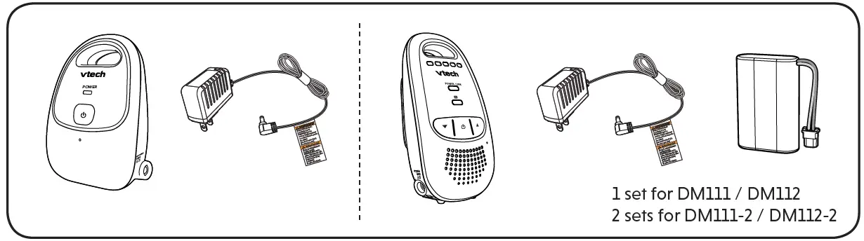 vtech DM111-2 Digital Audio Monitor 1