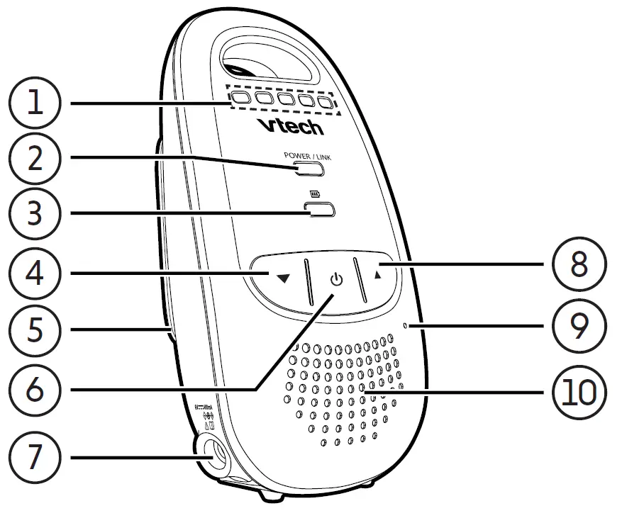 vtech DM111-2 Digital Audio Monitor 11