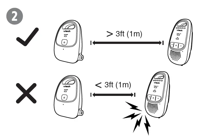 vtech DM111-2 Digital Audio Monitor 6