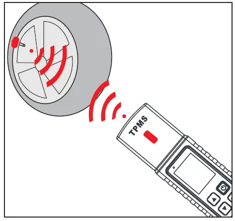 LAUNCH X-431 TSGUN TPMS Wand Tire Pressure Detector FIG 9