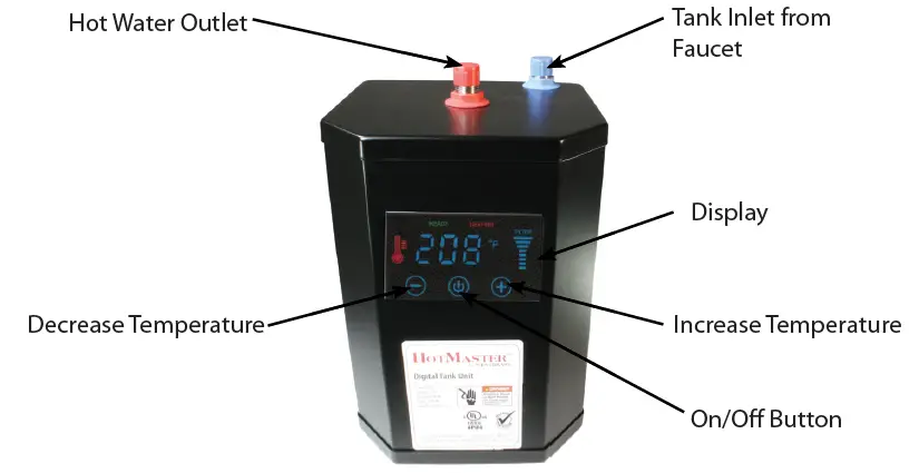 WESTBRASS DT1F271 Instant Hot Water Dispenser FIG 7