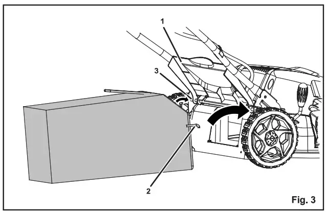 greenworks 25112 21 inches Electric lawn mover - assembly instructions 2