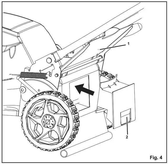 greenworks 25112 21 inches Electric lawn mover - assembly instructions 3