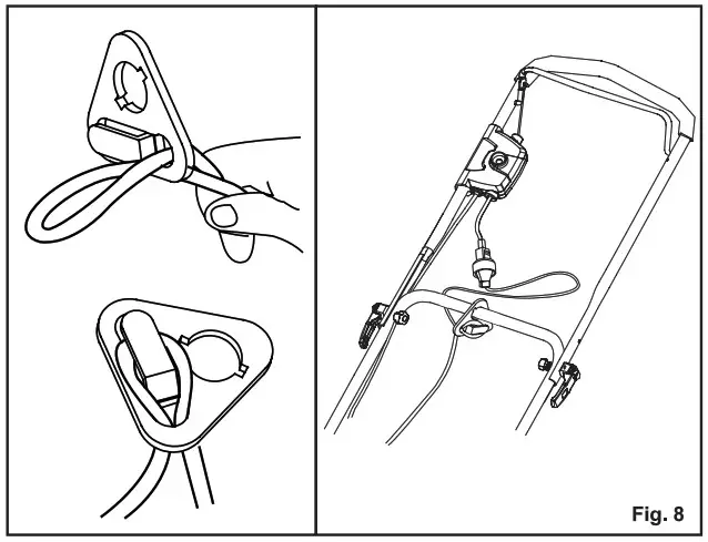 greenworks 25112 21 inches Electric lawn mover - operating 2
