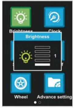 AOSTIRMOTOR S18 1500W Bike - brightness