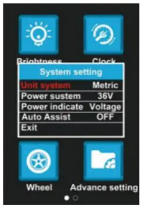 AOSTIRMOTOR S18 1500W Bike - system