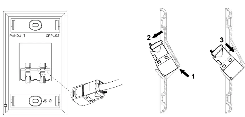 PANDUIT CFPH Mini-Com Faceplates 2