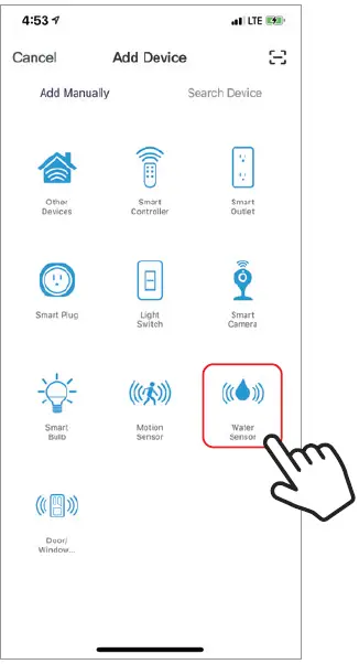 Brookstone BKSSWS Smart Water Sensor 07