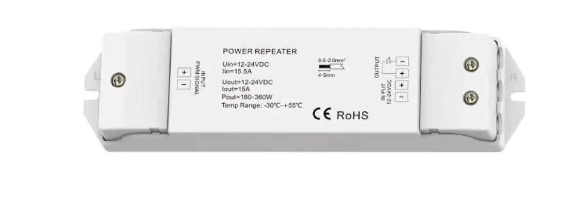 Optonica 6393 1 Channel Constant Voltage Power Repeater Instructions