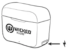 wickedaudio WI TW525X Apoc TWS Earbuds - Charging