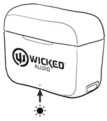 wickedaudio WI TW525X Apoc TWS Earbuds - LEDs