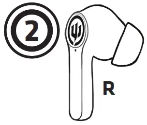 wickedaudio WI TW525X Apoc TWS Earbuds - Next Track