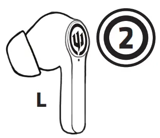 wickedaudio WI TW525X Apoc TWS Earbuds - Previous Track